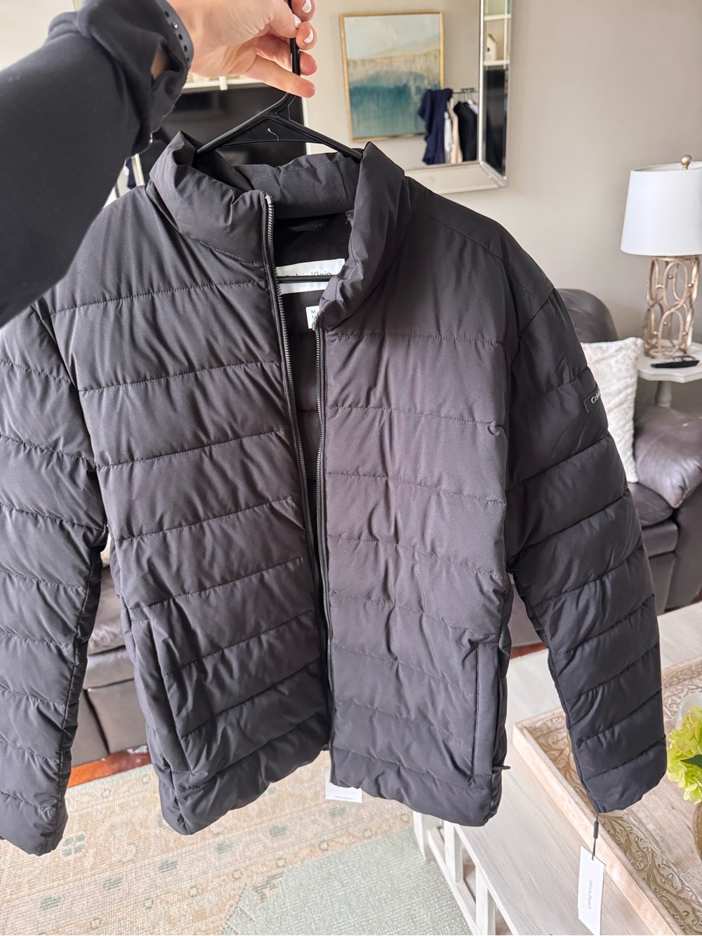 Men's Calvin Klein Black Quilted Puffer Jacket